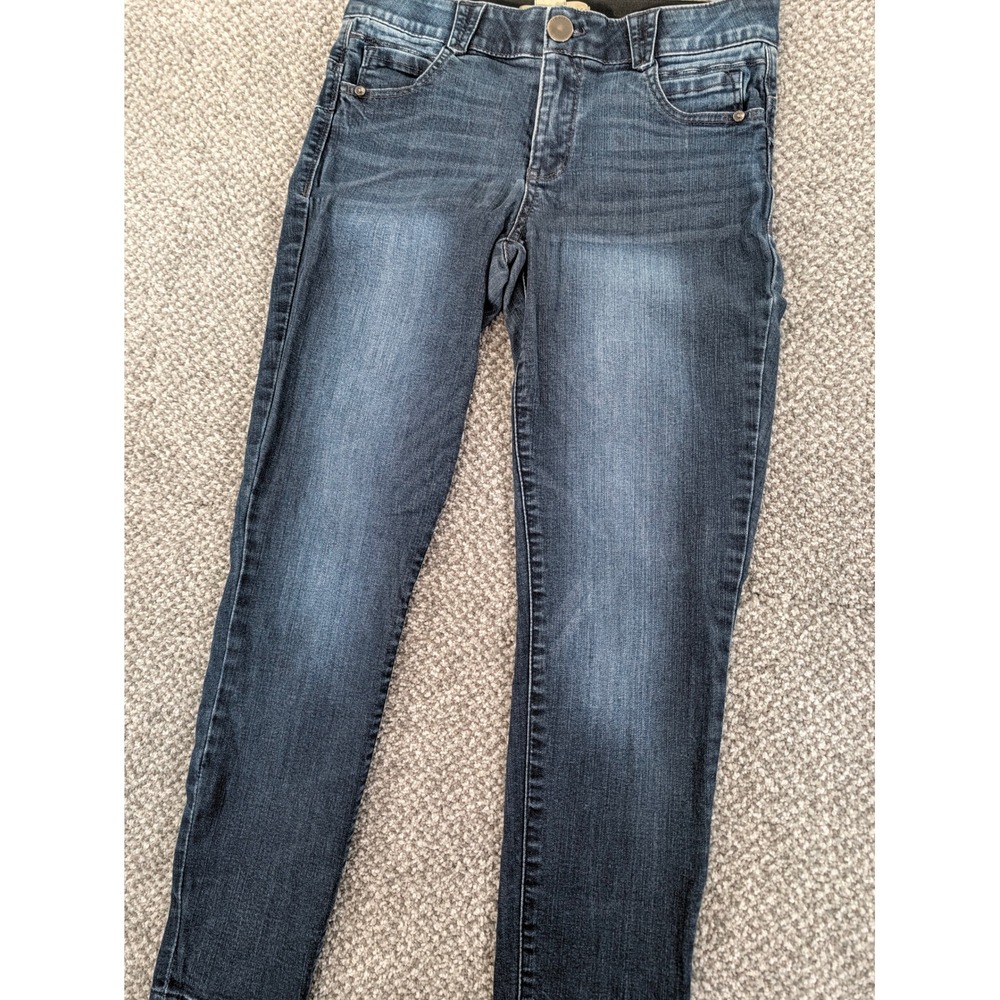 Democracy Ab solution Skinny Jeans 8 Dark Indigo Stretch Denim Pant
